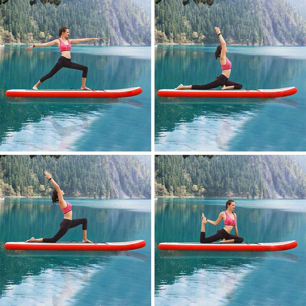 Yoga en tabla de paddle surf
