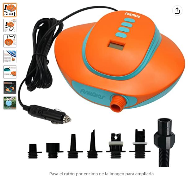 FunWater Sup Bomba de Aire eléctrica portátil